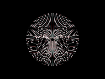 Circle waves 2d canvas creativecoding generative lines p5js