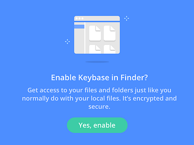 Enable Keybase in Finder?