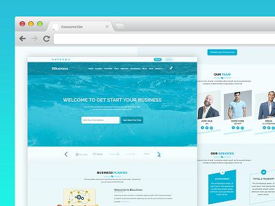 BBusiness - Onepage Business Landing Page Template