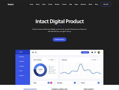 Landing Page for Digital Product branding ui