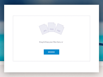 File upload UI by Venkat Sudheer Reddy on Dribbble