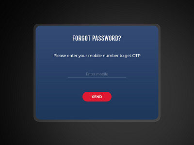 Sign In blue button dark edit in input login otp red register save sign