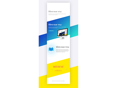 E mailer android app android app design background blue clean elegant gradient interaction design ios landing page mailer profile templates trending ui ui ui ux design web app web design welcome page yellow