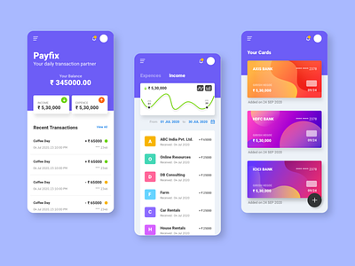 Payfix - Your transaction partner branding gif animated money app trend typography ui ui design uiux ux design