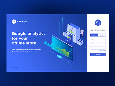 Landing Page Deisgn - AimLedge