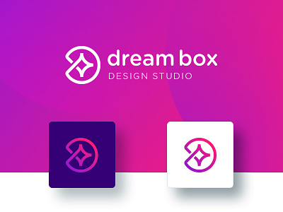 Dream Box - Logo Design app branding campaign design design studio logo logo design typography ui ux web