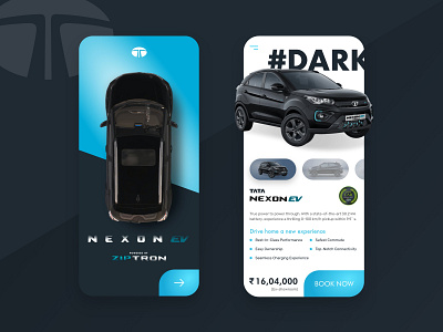 EV App Concept app branding design electric vehicle ev tata motors ui ux