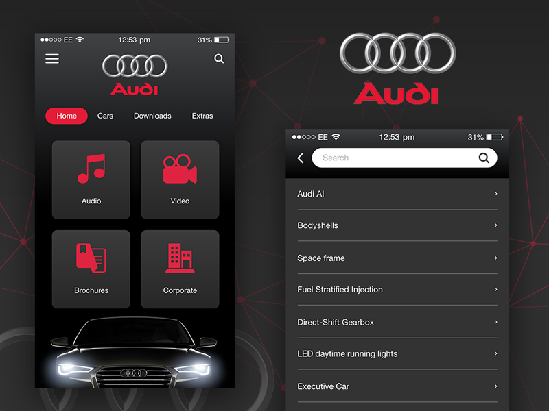 audi-app-design-by-ashish-singh-on-dribbble