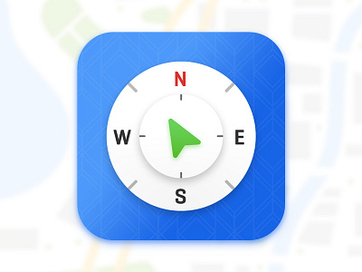 Compass App Icon app compass design icon logo