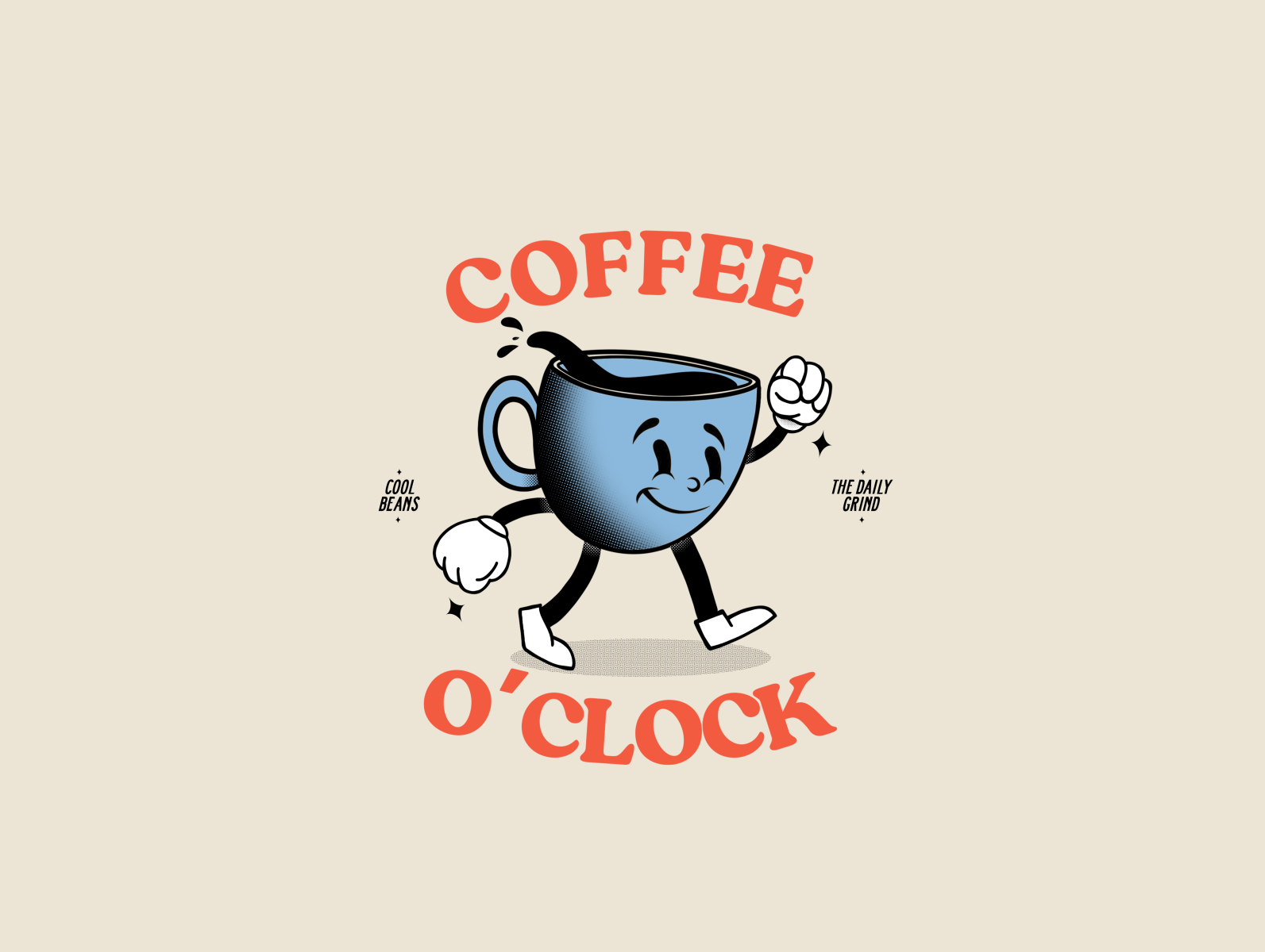 Coffee O'Clock by Nuria Quero on Dribbble