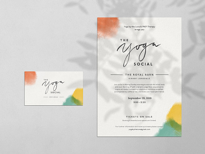 A Couple Of Examples Of The Yoga Social By Nuria Quero On Dribbble