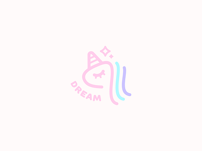 unicorn dream logo unicorn