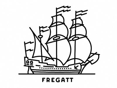 Armada 3 - Frigate 18th century 19th century europe frigate line art sail ship warship