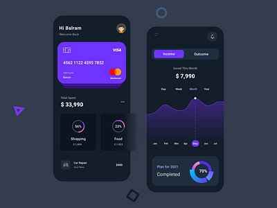 Expense Tracker by Balram R on Dribbble