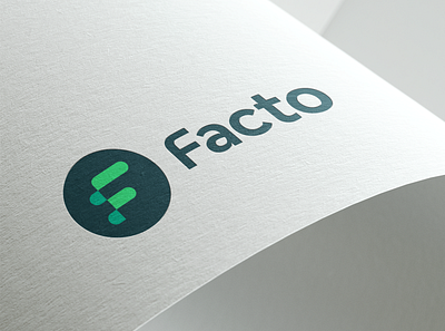 Facto Logo Design brand design brand identity design branding graphic design logo logo design