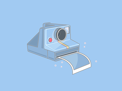 Polaroid Camera camera icon illustration