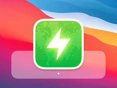 VPN Big Sur Icon app apple big sur branding cold design green icon logo mac icon macos typography ui vpn vpn app