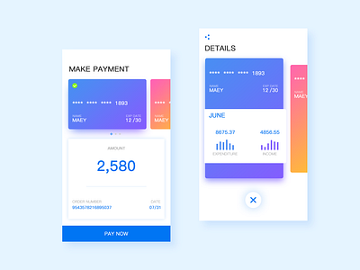 Financial APP by Yingchih on Dribbble