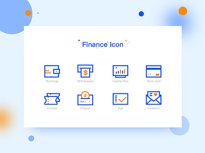 Finance icon app finance icon rectangle
