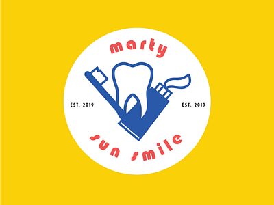 Marty Sun Smile Logo