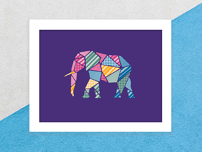 Elephant pattern design