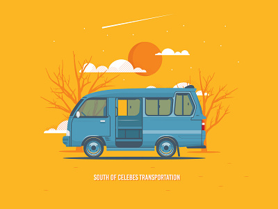 culture transportation design flat illustration vector