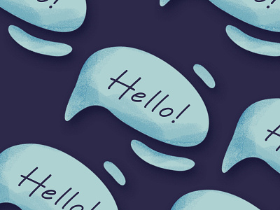 Hello from the other side artwork design illustration vector