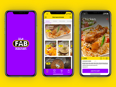 The Fab Kitchen - Food Ordering Application