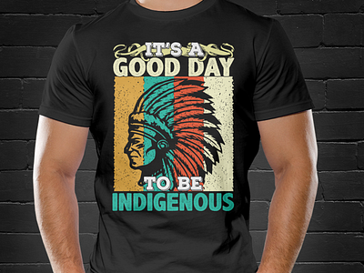 Vintage Native American T-Shirt Design