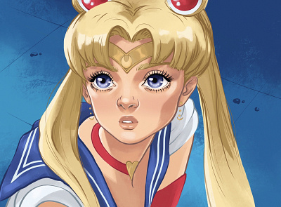 Sailor Moon art digital art girl girl character illustration ipadpro procreate procreateapp sailormoon