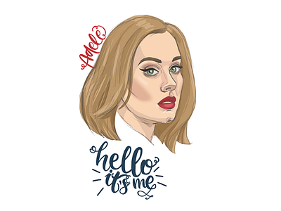 Adele art digitalart illustration
