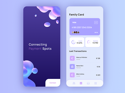 Credit Card Checkout - DailyUI 002 3d checkout credit card design mobile design ui ux