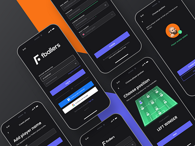 Football Manager App - Register and Player Profile