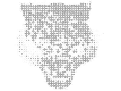 Onitsuka Tiger face grid onitsuka pixel raster rasterbate rasterbator sneaker square tiger