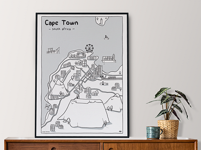 Cape Town | Illustrated Map