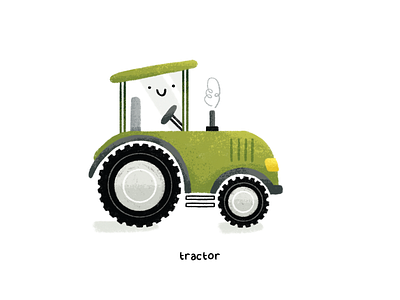 Tractor | Children's Illustration