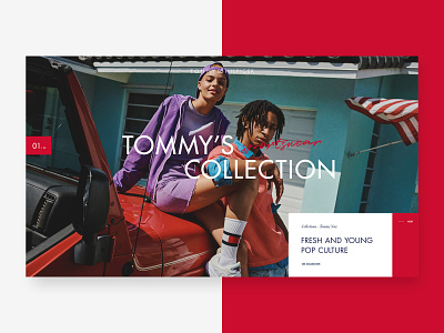 Tommy global redesign design fashion fashion brand hilfiger interface platform tommy webdesign website