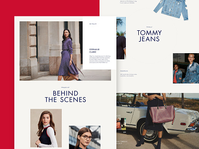 Tommy global redesign design fashion brand hilfiger interface platform tommy webdesign website
