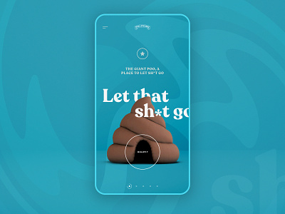 Poo Pourri — Let That Sh*t Go — Mobile 3d campaign design emoji interface let it go mobile poo poop shit ui web webdesign website