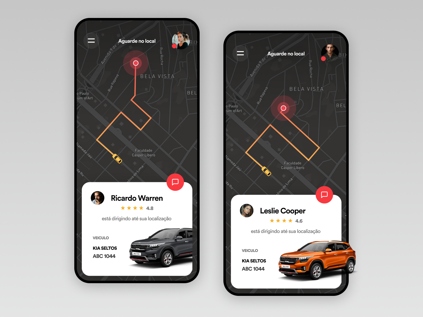 Ride app UI Challenge by Next Studio on Dribbble