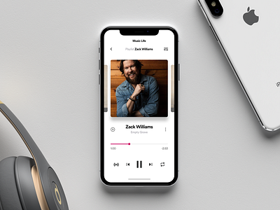 Music app app appdesign clean creative design designinspiration inspiration ui uitrends ux