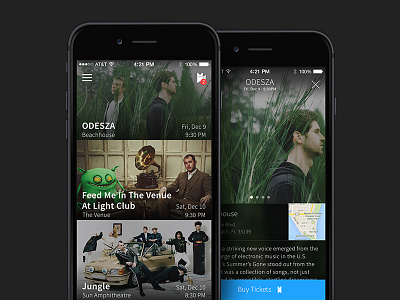 Tixr iOS App is Live app discovers events interaction ios music tickets tixr