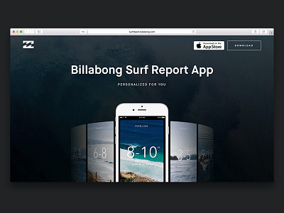 Billabong Surf Report is Live! app billabong forecast ios iphone report surf ui waves weather