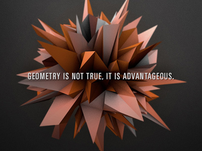 Low polygon geometry 3d 4d abstract art c4d cinema design geo geometry ipad lighting polygon shading shapes wallpaper