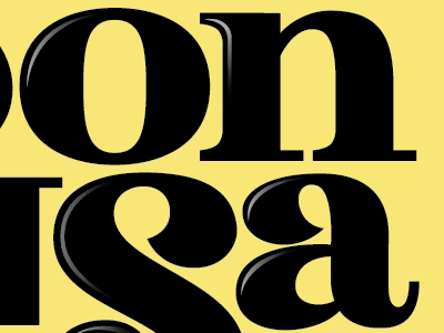 Sonrisa lettering typography