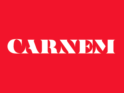 Carnem lettering logotype typography