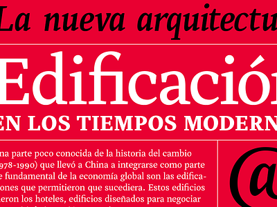 Carnem Text editorial serif type design typography