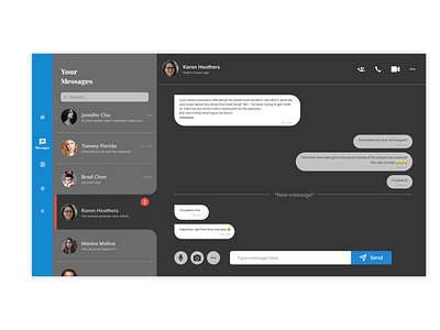 Dailyui Day 13 - Direct Messaging 013 adobexd app chat chatbox dailyui design design challenge direct friendly inbox message messaging mobile online ui ux uxdesign webdesign