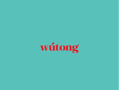 Wútong Logo bold branding design serif