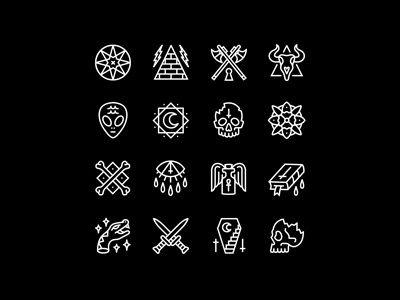 Occult Icons by DOOOM on Dribbble